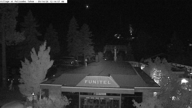 time-lapse frame, Palisades Tahoe Base Area webcam