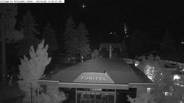 time-lapse frame, Palisades Tahoe Base Area webcam
