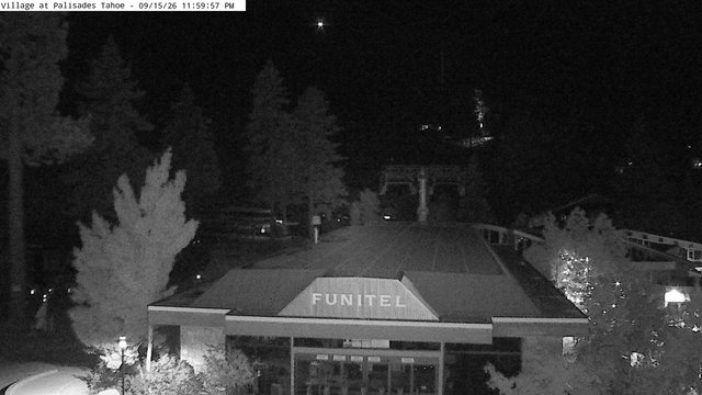 time-lapse frame, Palisades Tahoe Base Area webcam