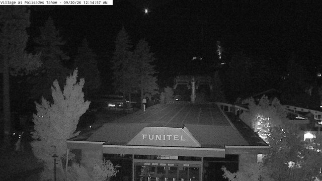 time-lapse frame, Palisades Tahoe Base Area webcam