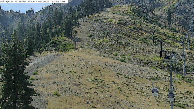view from Palisades Tahoe Base Area on 2026-09-21
