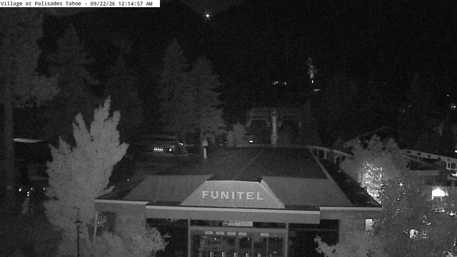 time-lapse frame, Palisades Tahoe Base Area webcam