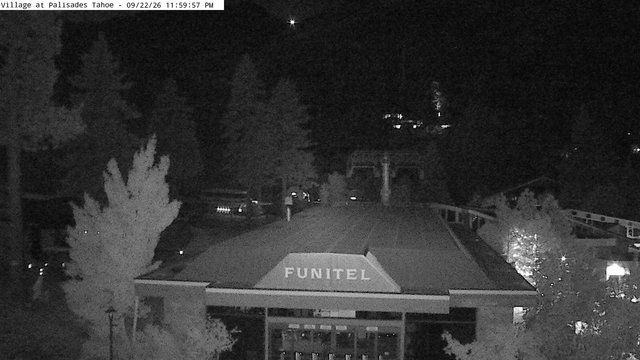time-lapse frame, Palisades Tahoe Base Area webcam