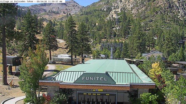 view from Palisades Tahoe Base Area on 2026-09-24