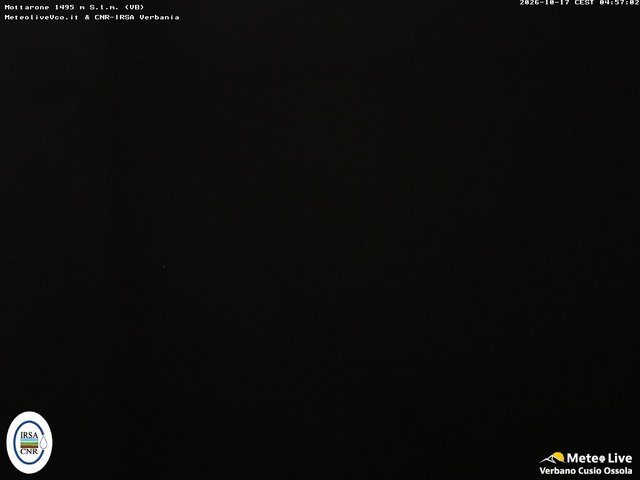time-lapse frame, Mottarone webcam