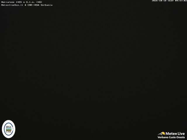 time-lapse frame, Mottarone webcam