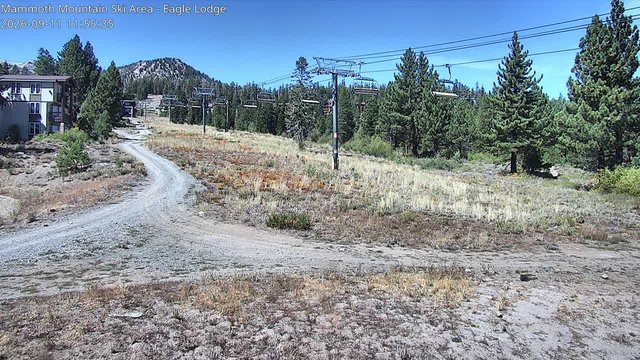 view from Mammoth Eagle Lodge on 2026-09-11