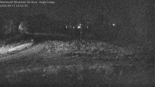 time-lapse frame, Mammoth Eagle Lodge webcam