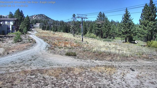 view from Mammoth Eagle Lodge on 2026-09-12