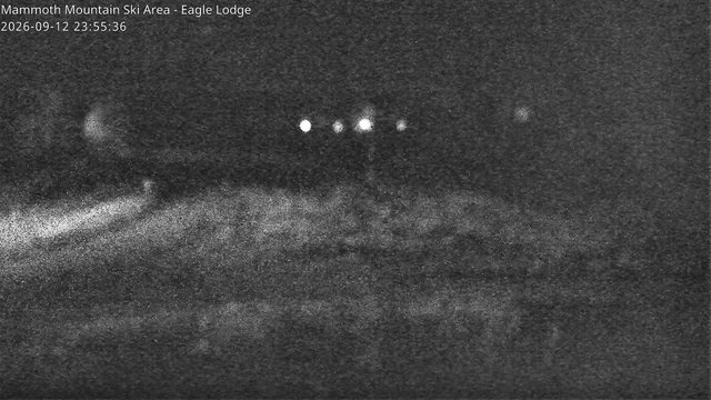 time-lapse frame, Mammoth Eagle Lodge webcam