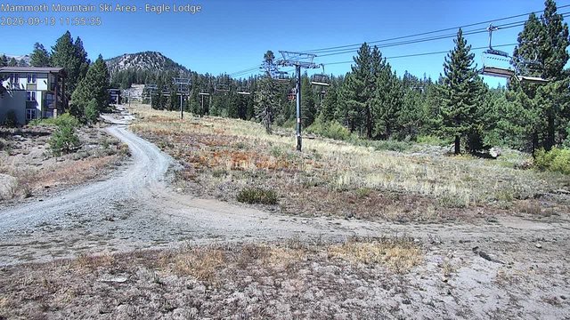 view from Mammoth Eagle Lodge on 2026-09-13