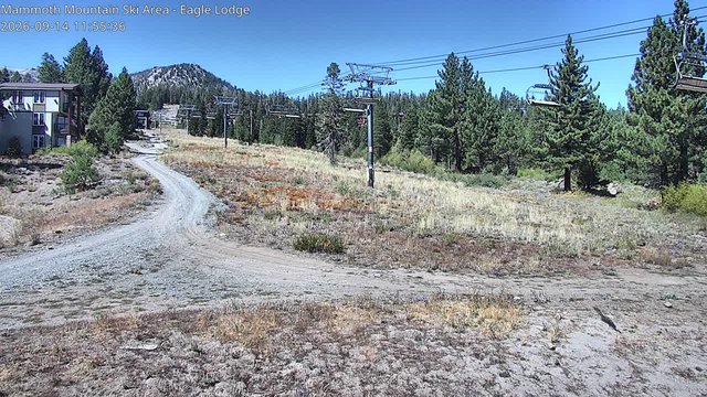 view from Mammoth Eagle Lodge on 2026-09-14