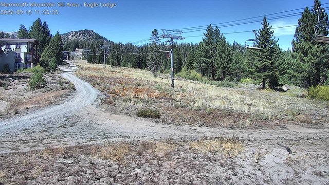 view from Mammoth Eagle Lodge on 2026-09-15