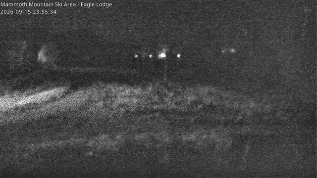 time-lapse frame, Mammoth Eagle Lodge webcam