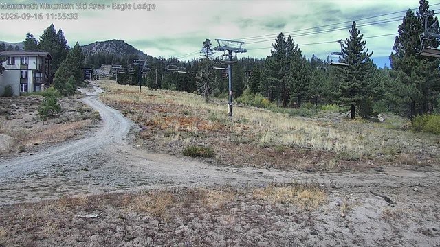 view from Mammoth Eagle Lodge on 2026-09-16