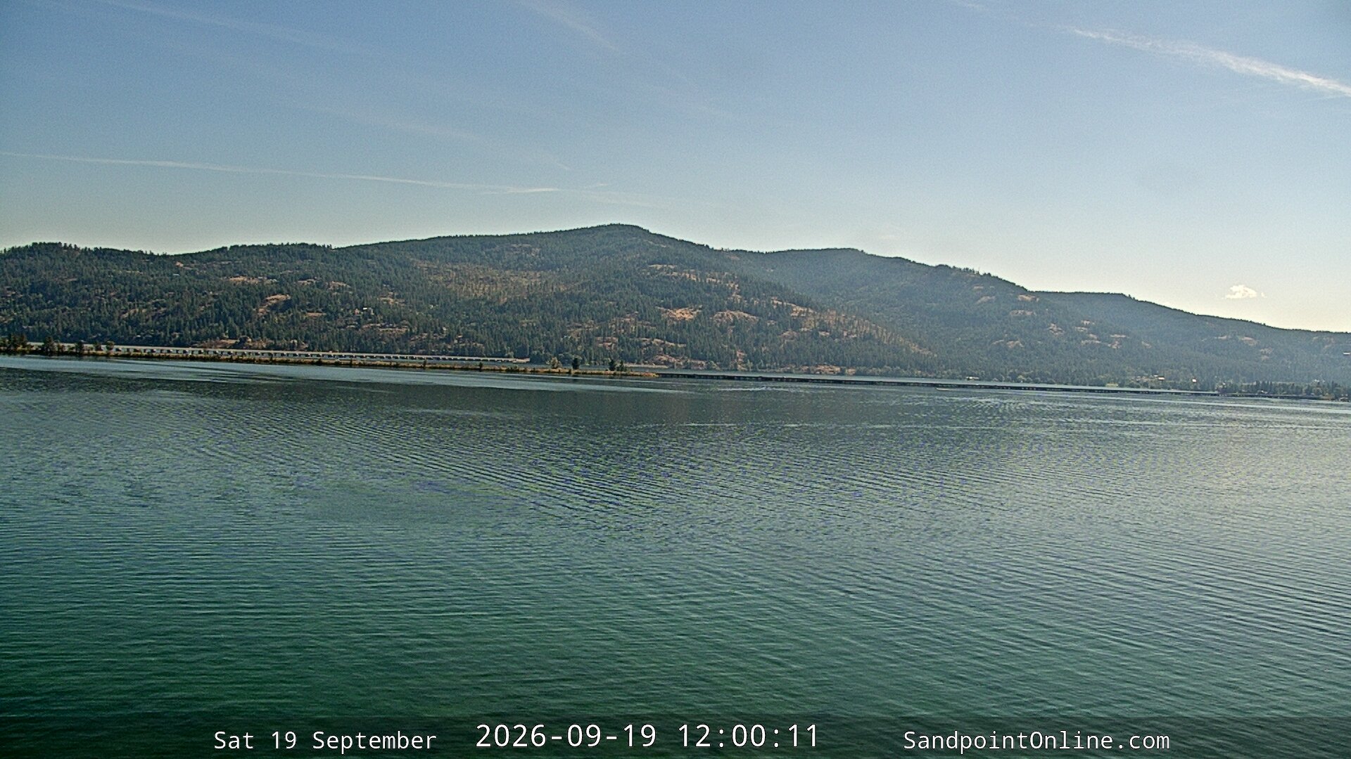 view from Sandpoint Online - Long Bridge on 2026-09-19