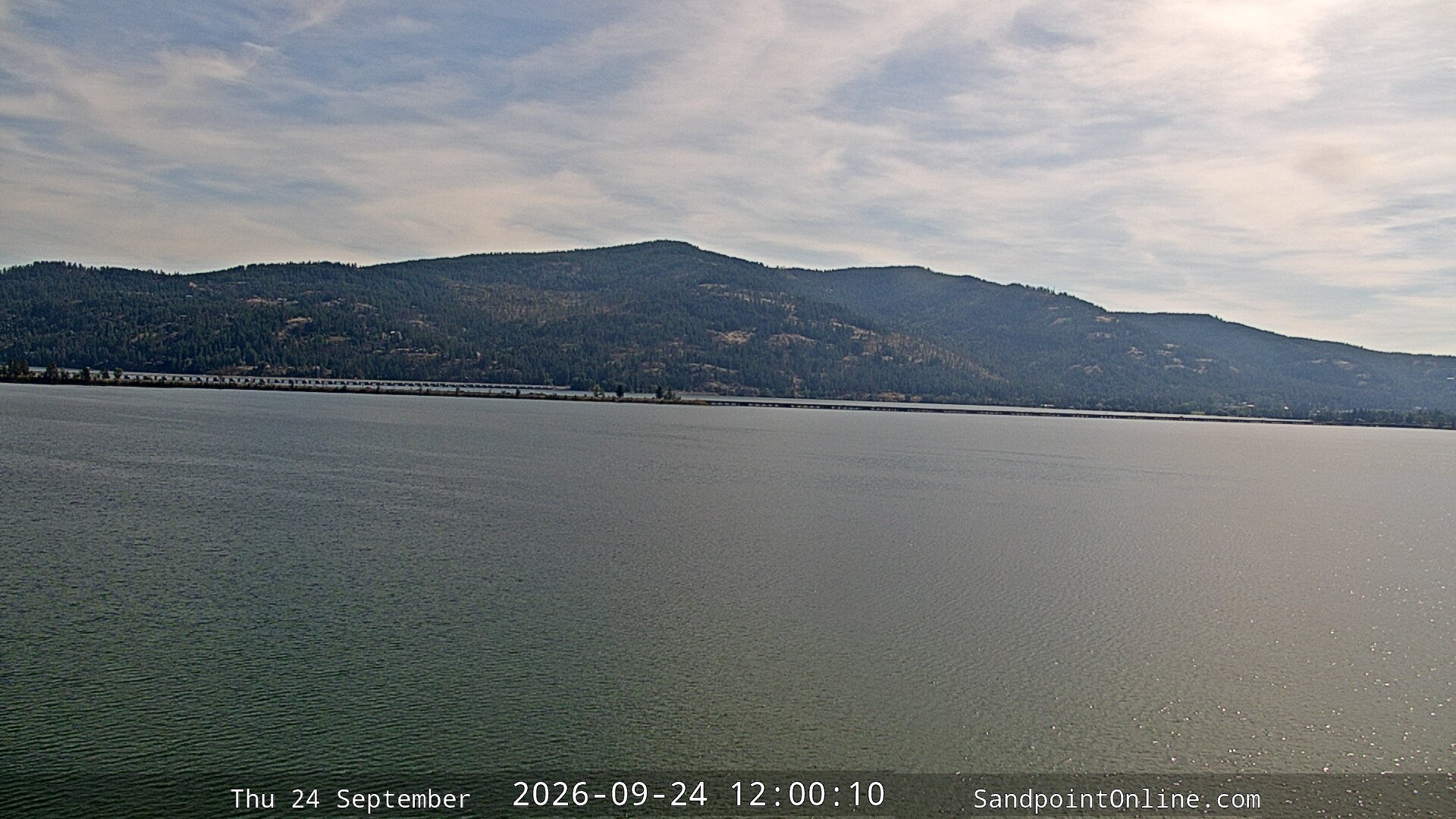 view from Sandpoint Online - Long Bridge on 2026-09-24