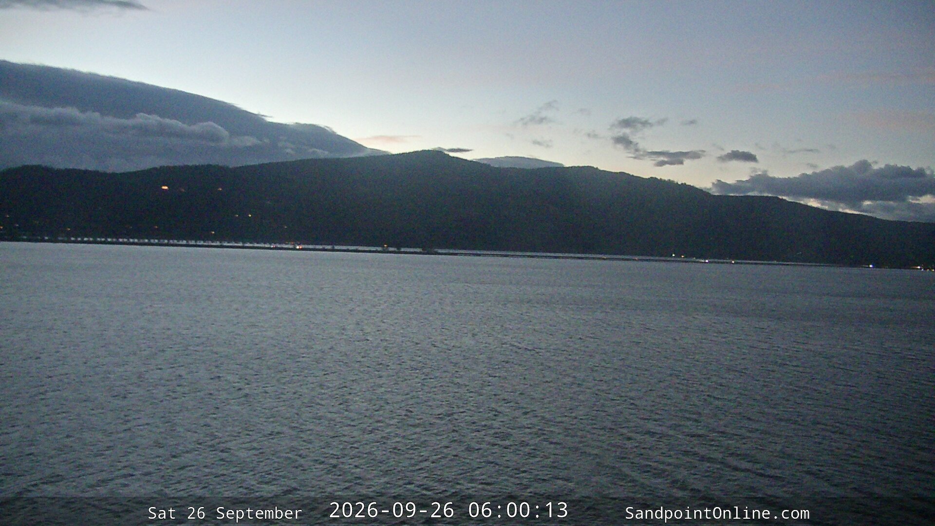 time-lapse frame, Sandpoint Online - Long Bridge webcam