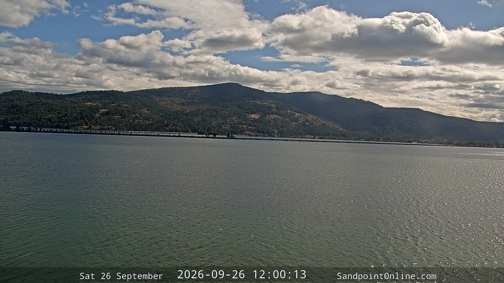 view from Sandpoint Online - Long Bridge on 2026-09-26