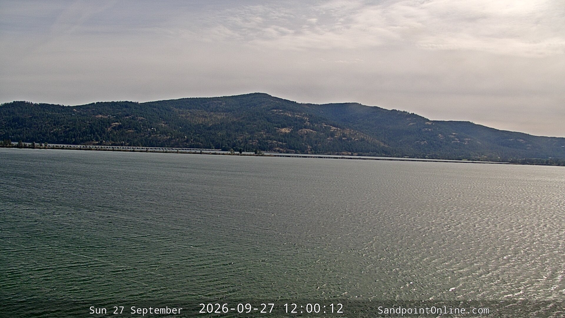 view from Sandpoint Online - Long Bridge on 2026-09-27