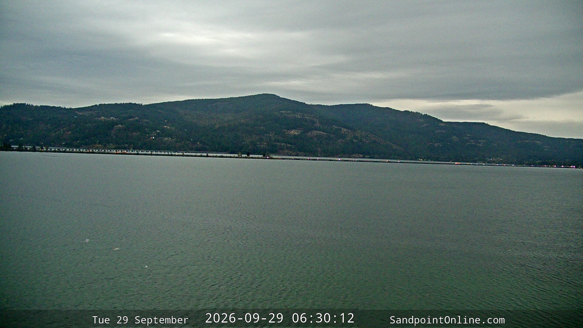time-lapse frame, Sandpoint Online - Long Bridge webcam
