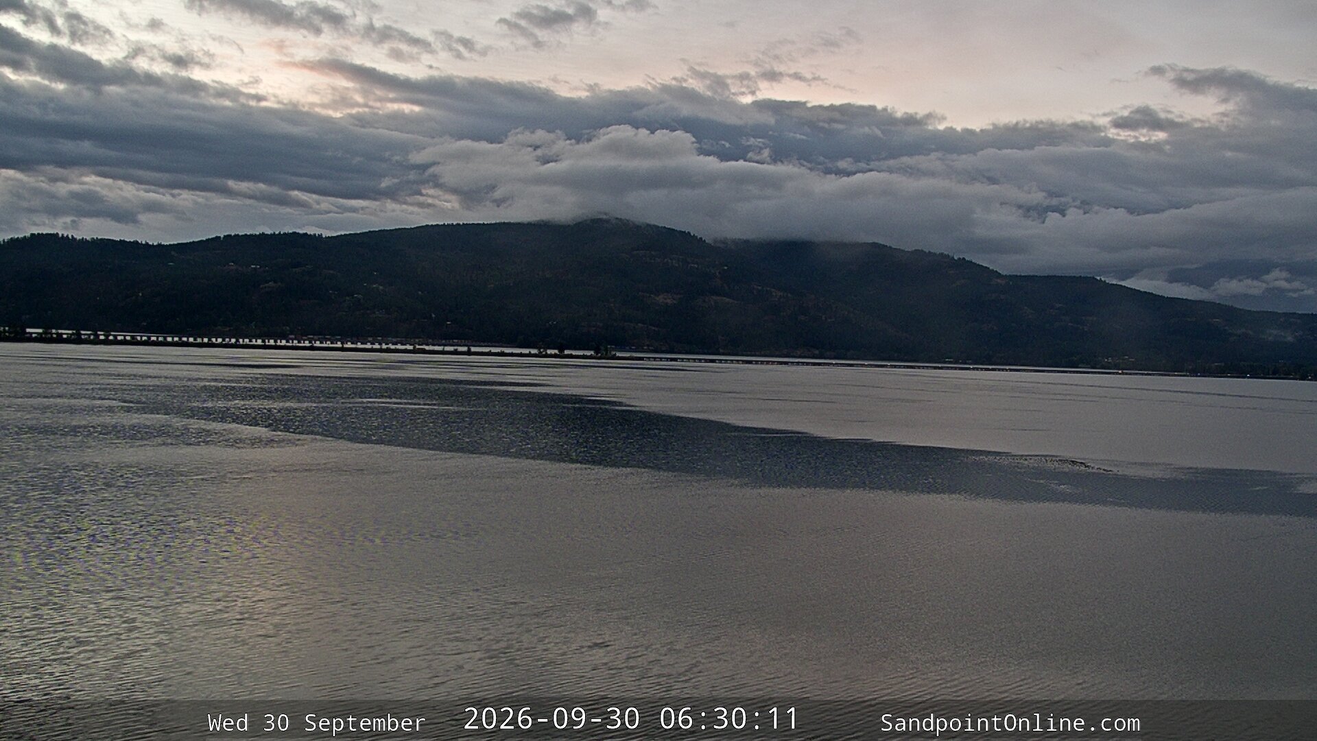 time-lapse frame, Sandpoint Online - Long Bridge webcam