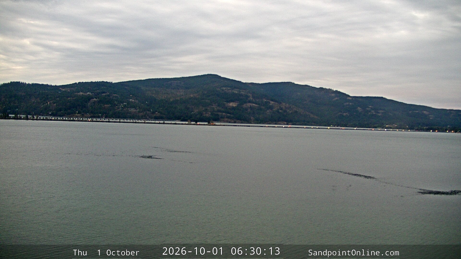 time-lapse frame, Sandpoint Online - Long Bridge webcam
