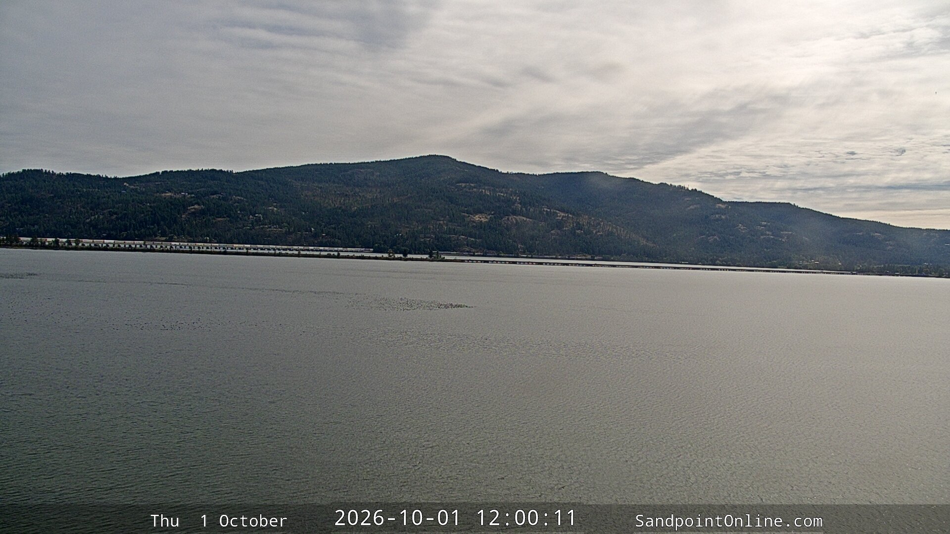 view from Sandpoint Online - Long Bridge on 2026-10-01