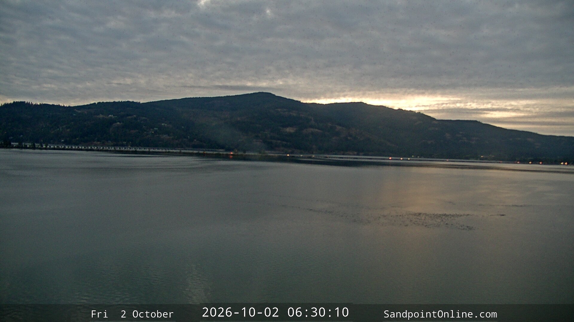 time-lapse frame, Sandpoint Online - Long Bridge webcam