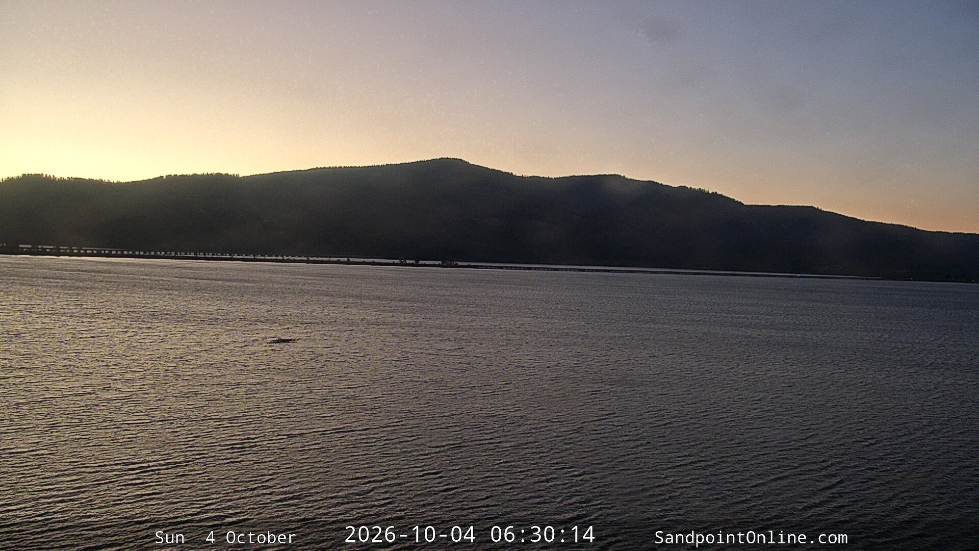time-lapse frame, Sandpoint Online - Long Bridge webcam