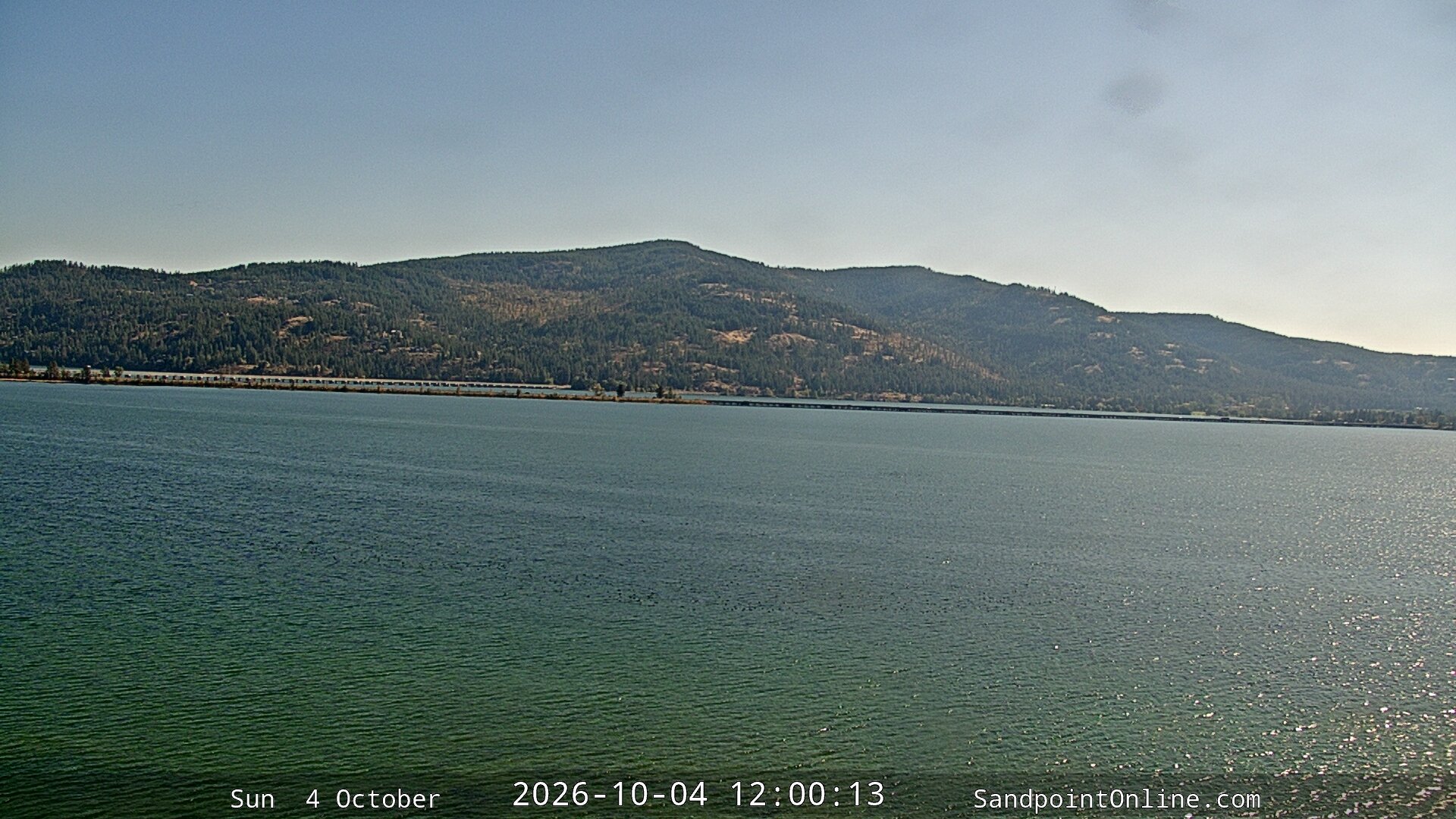 view from Sandpoint Online - Long Bridge on 2026-10-04