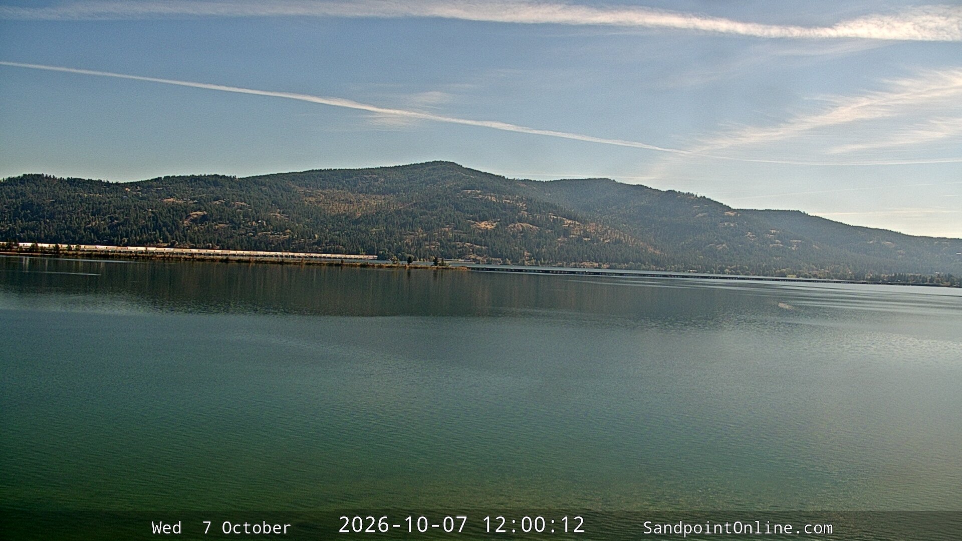 view from Sandpoint Online - Long Bridge on 2026-10-07