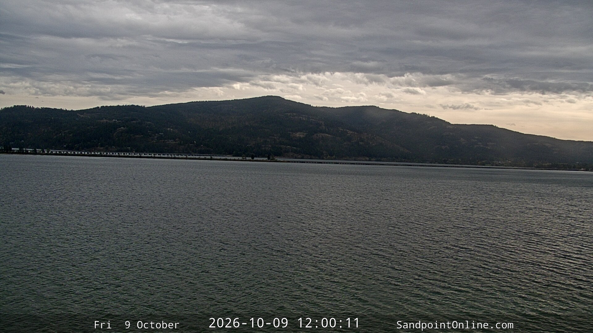 view from Sandpoint Online - Long Bridge on 2026-10-09