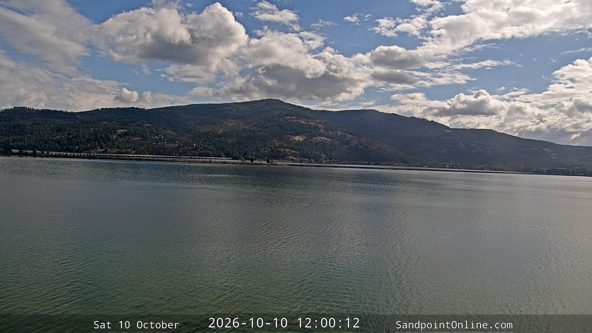 view from Sandpoint Online - Long Bridge on 2026-10-10