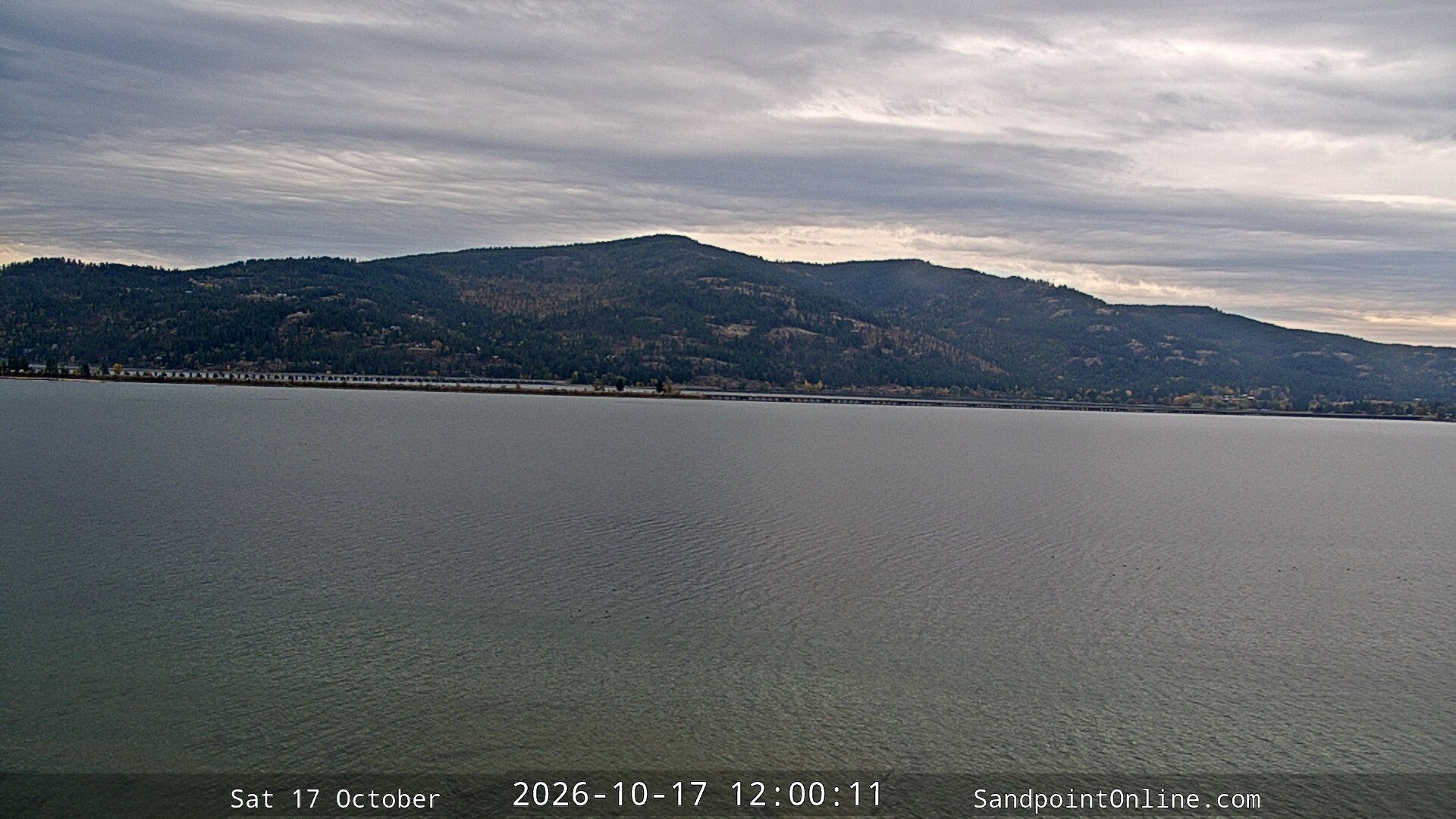 view from Sandpoint Online - Long Bridge on 2026-10-17