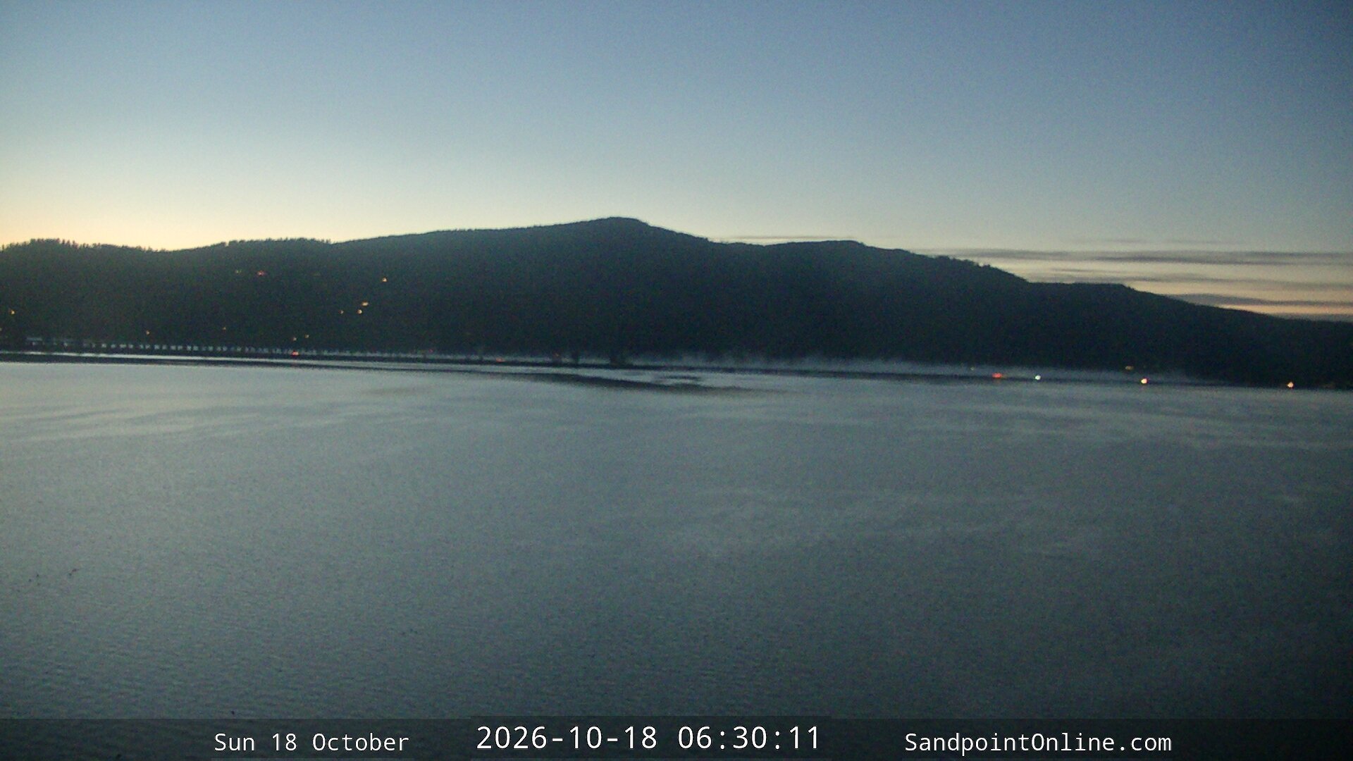 time-lapse frame, Sandpoint Online - Long Bridge webcam
