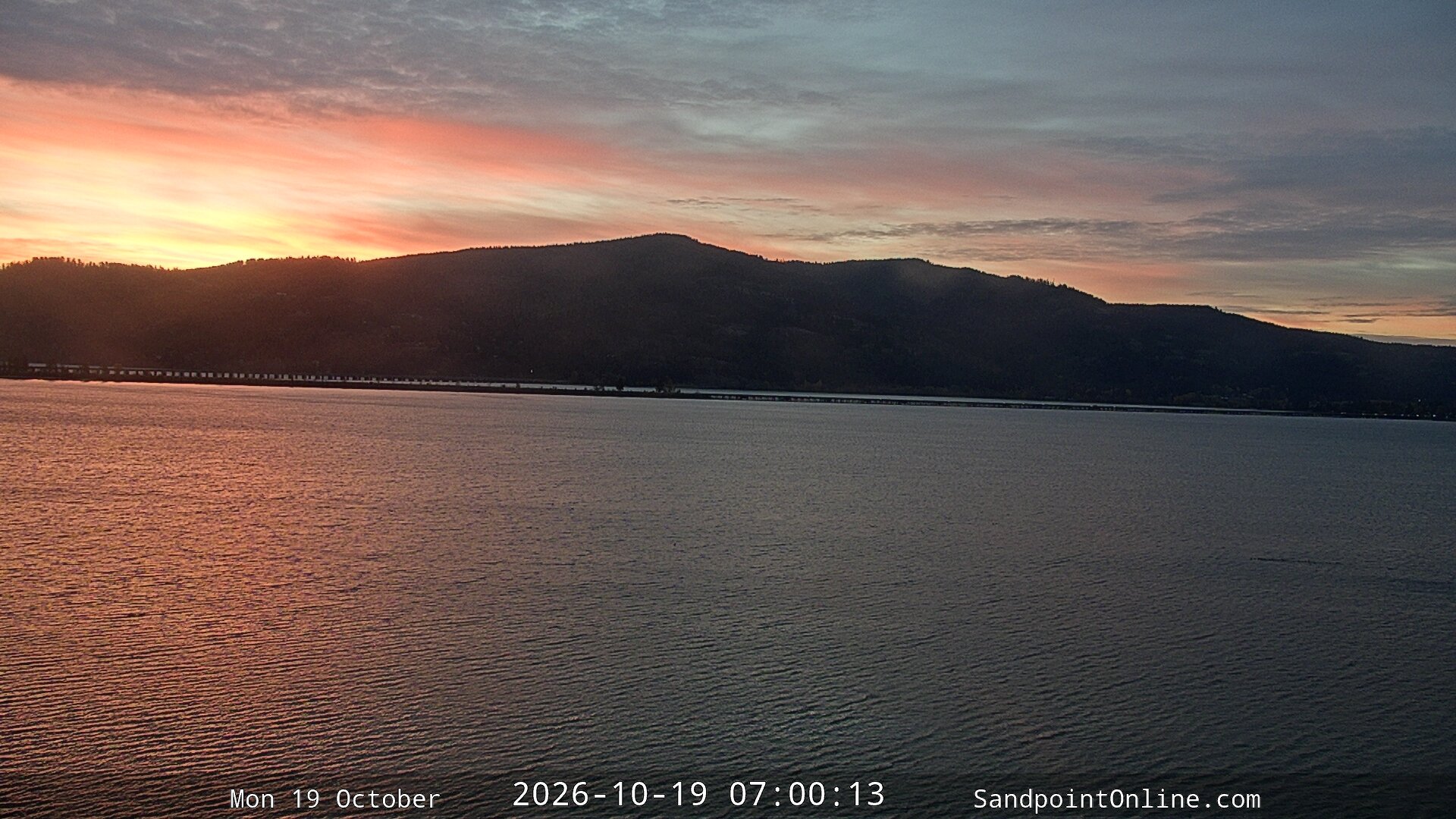 time-lapse frame, Sandpoint Online - Long Bridge webcam