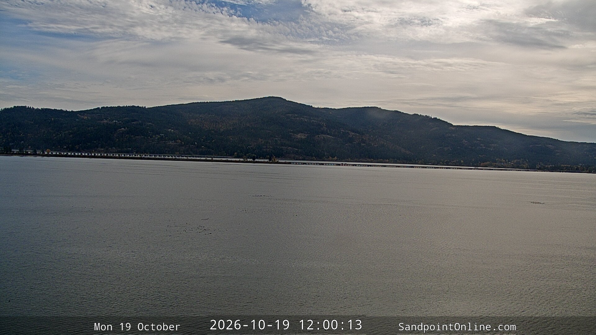 view from Sandpoint Online - Long Bridge on 2026-10-19