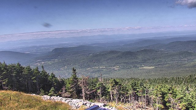 view from Sugarbush Lincoln Peak Scenic on 2026-09-07