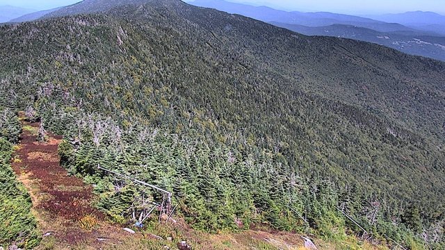 view from Sugarbush Lincoln Peak Scenic on 2026-09-12