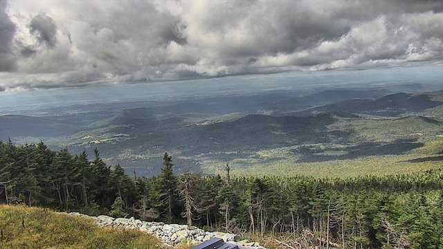 view from Sugarbush Lincoln Peak Scenic on 2026-09-18