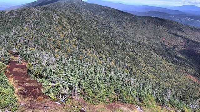 view from Sugarbush Lincoln Peak Scenic on 2026-09-22