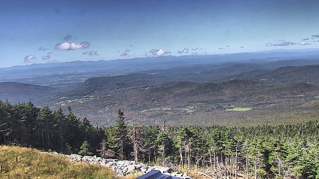 view from Sugarbush Lincoln Peak Scenic on 2026-09-23