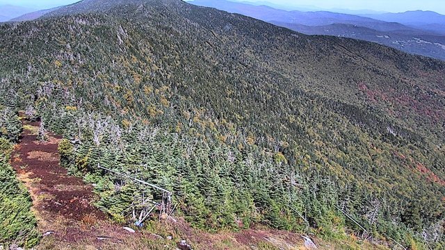 view from Sugarbush Lincoln Peak Scenic on 2026-09-24