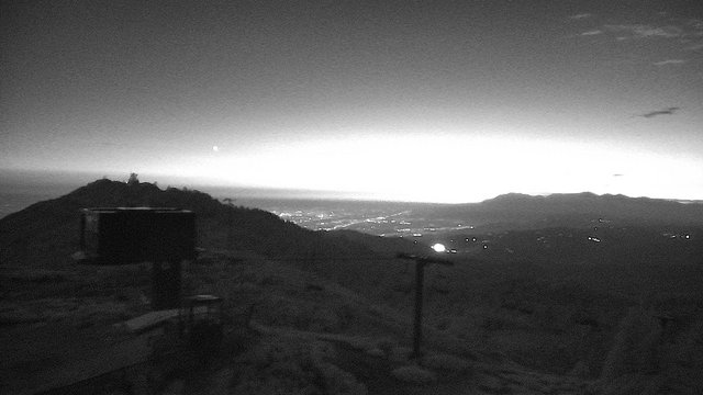 time-lapse frame, Snow Valley Slide Peak webcam