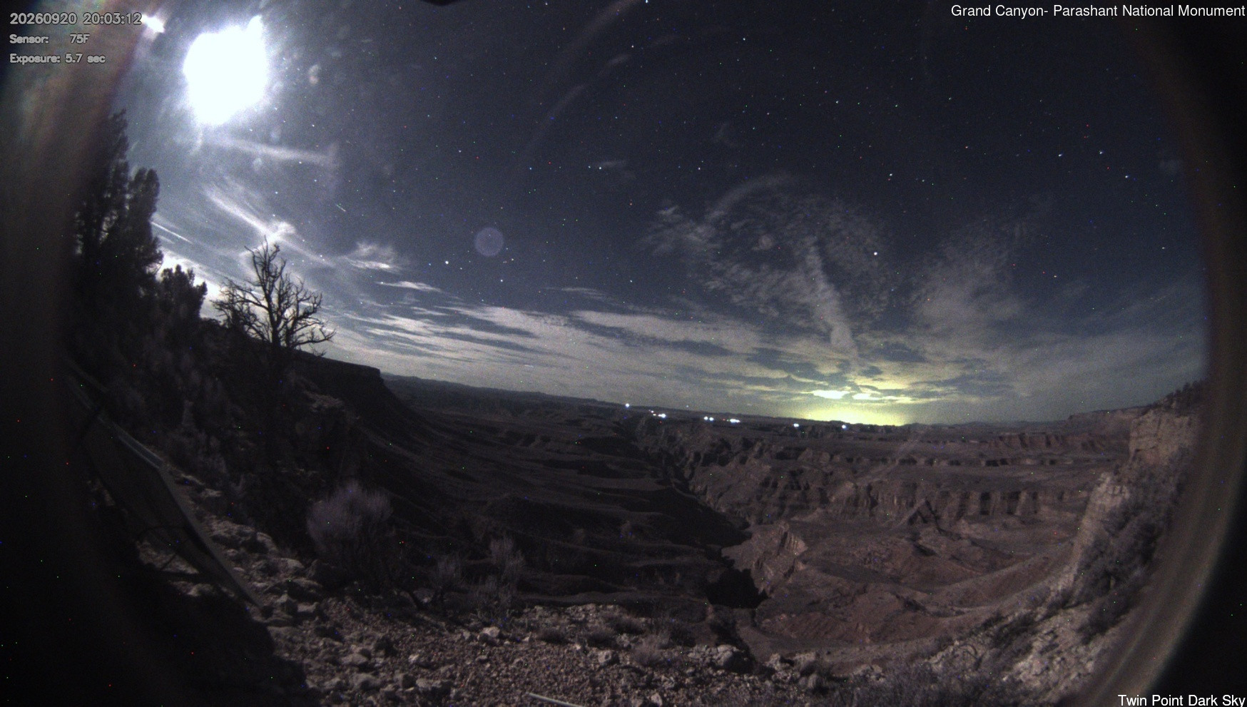 view from Twin Point - Dark Sky on 2026-09-20