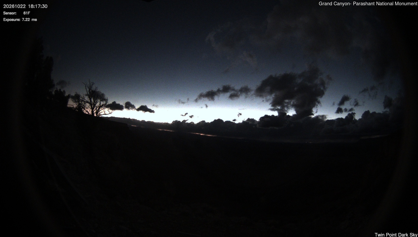 view from Twin Point - Dark Sky on 2026-10-22