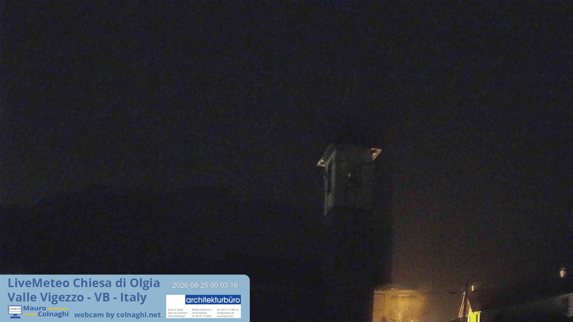 time-lapse frame, Olgia webcam