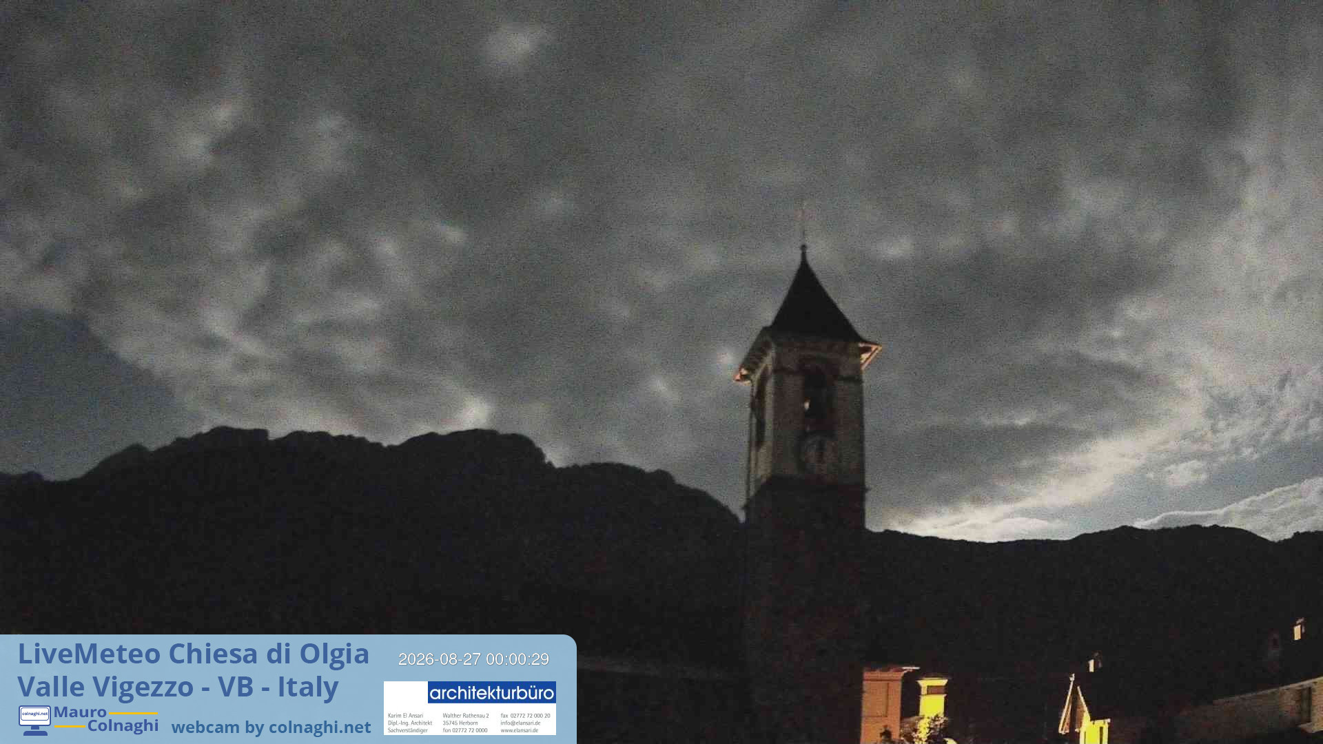 time-lapse frame, Olgia webcam