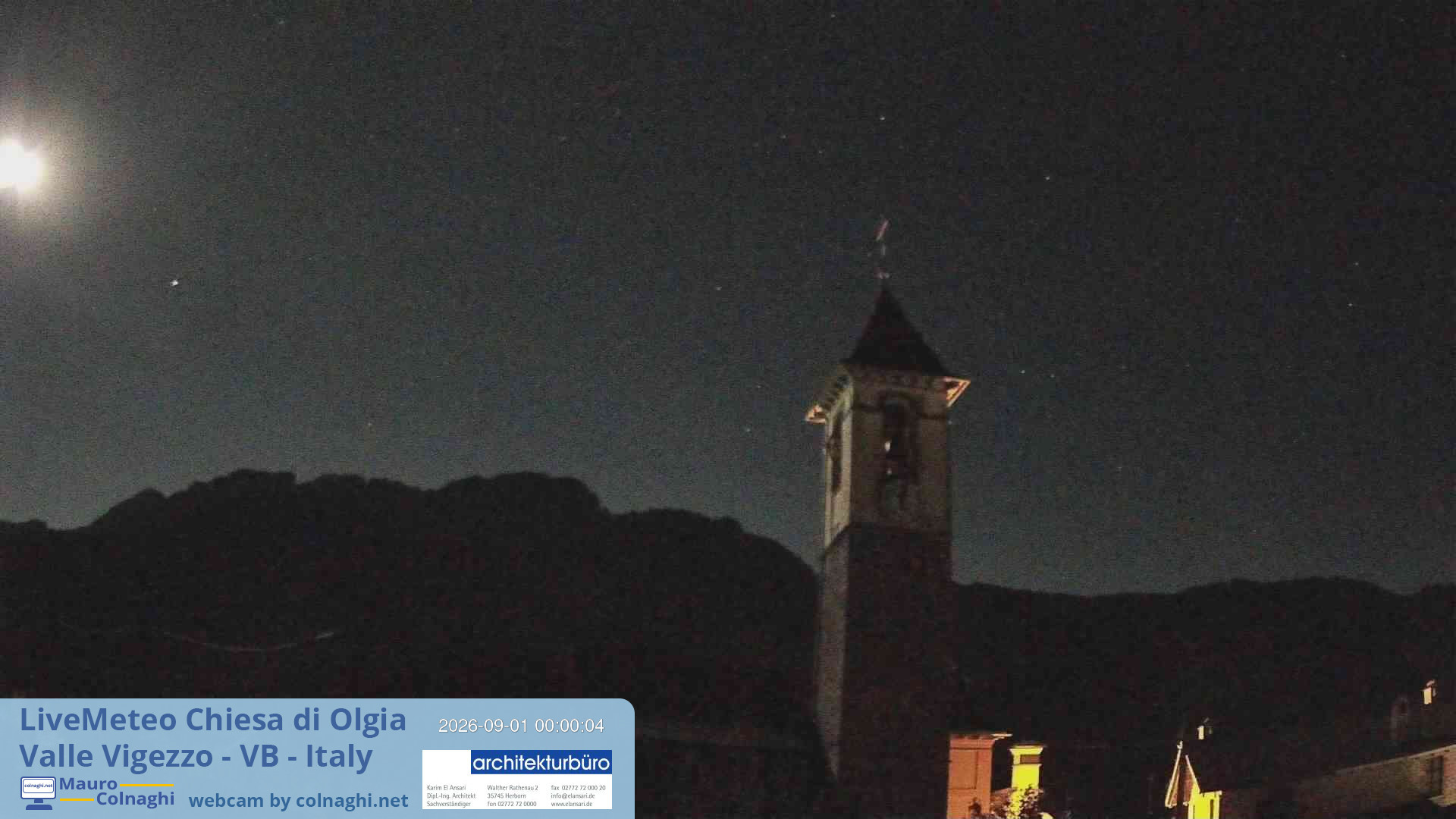 time-lapse frame, Olgia webcam